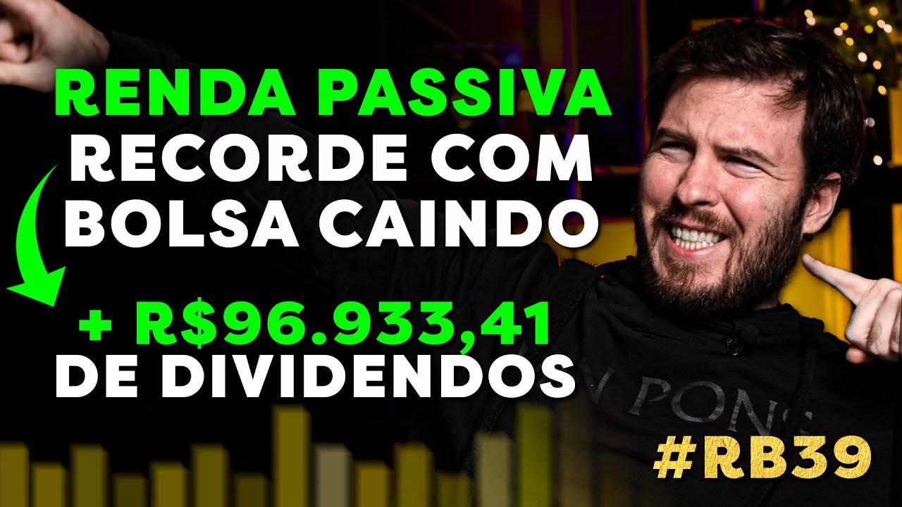 BOLSA DE VALORES DERRETENDO E RECORDE DE DIVIDENDOS NA CARTEIRA | Rumo ao Bilhão #39