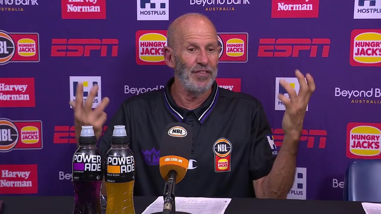 Brian Goorjian press conference vs Brisbane Bullets - Round 22, NBL26