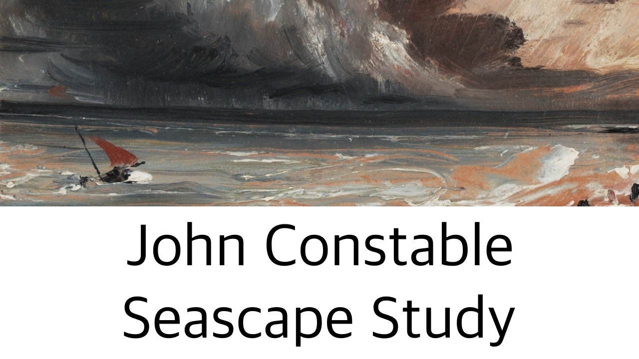 [Paintings and Music] Constable, Seascape + Rachmaninoff Moments Musicaux Op.16-4