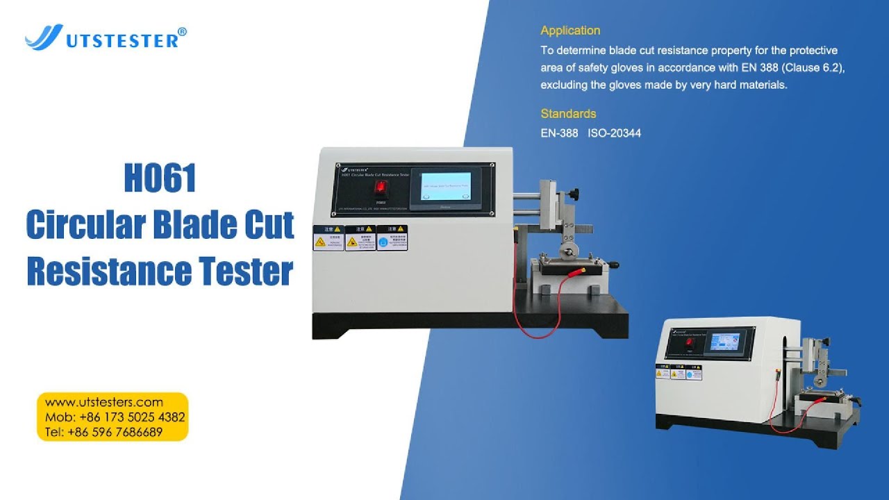 H061 Circular Blade Cut Resistance Tester