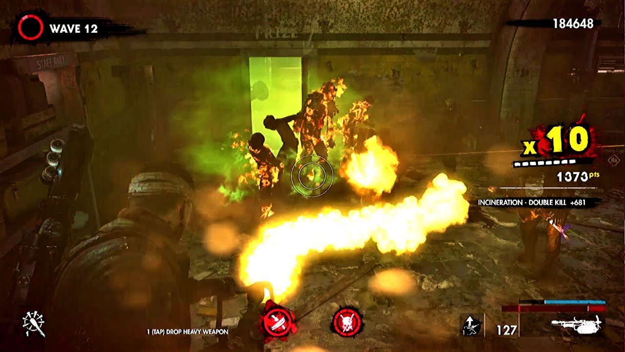 ZOMBIE ARMY 4: DEAD WAR - HORDE MODE SOLO - HARD DIFFICULTY (PC 1080P HD 60FPS)