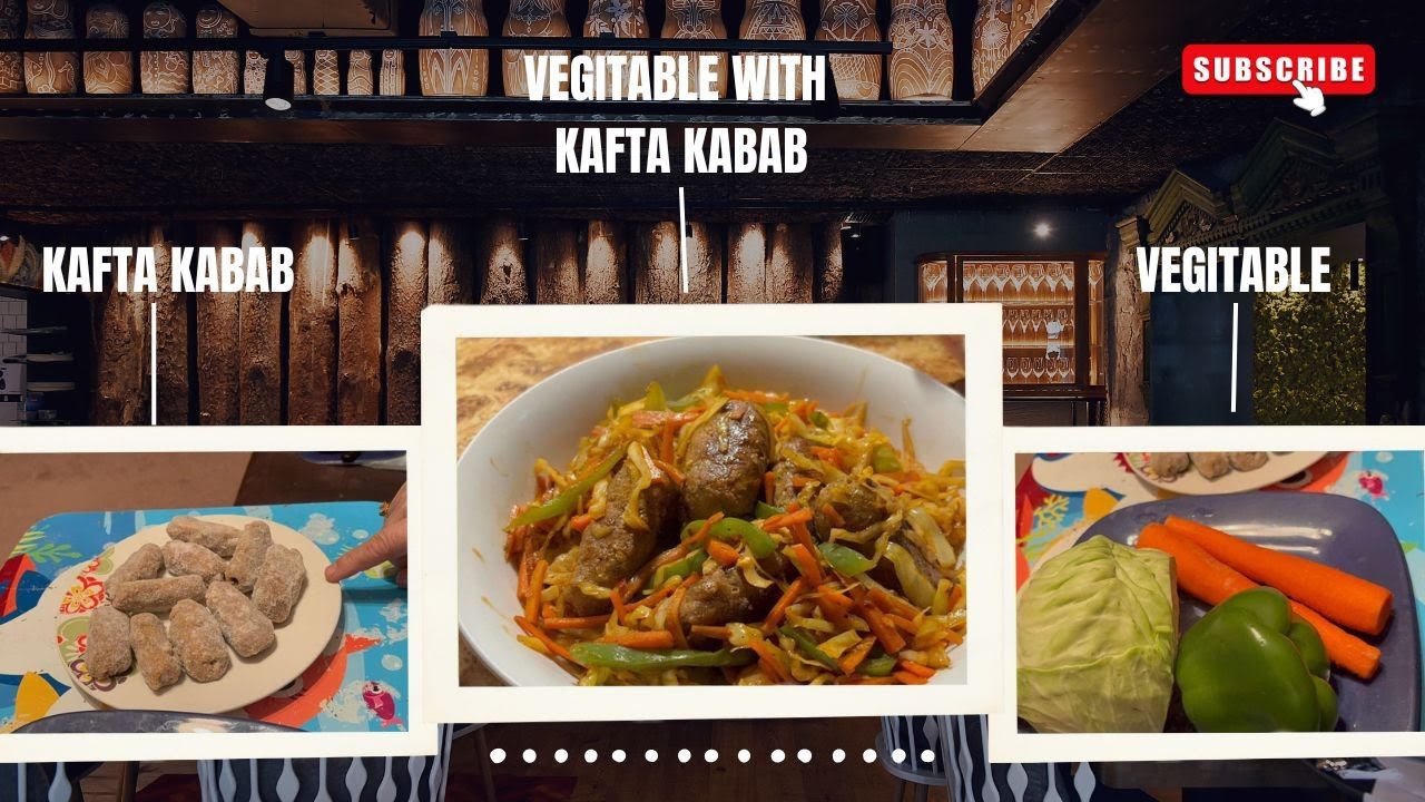 VEGITABLE WITH KAFTA KABAB FOR DIET PERSON BY AMMA GUDDI KITCHEN