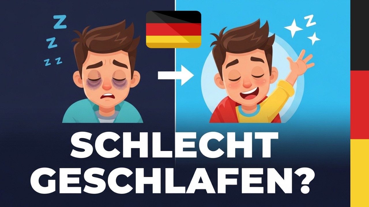 Warum guter Schlaf dein Deutsch verbessert 😴 | Deutsch lernen Podcast