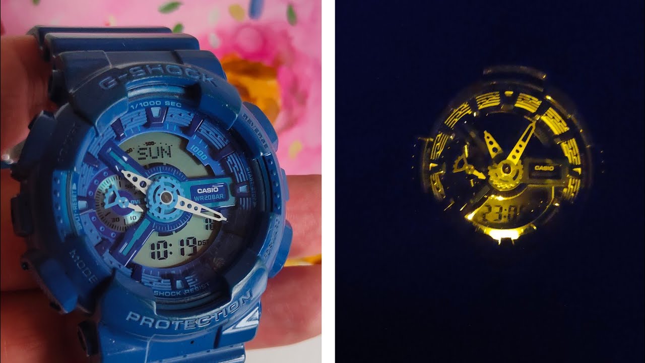 Одни из самый популярных Casio G-Shock GA-110!Одинокий фонарь в лесу!БУ часы мнение