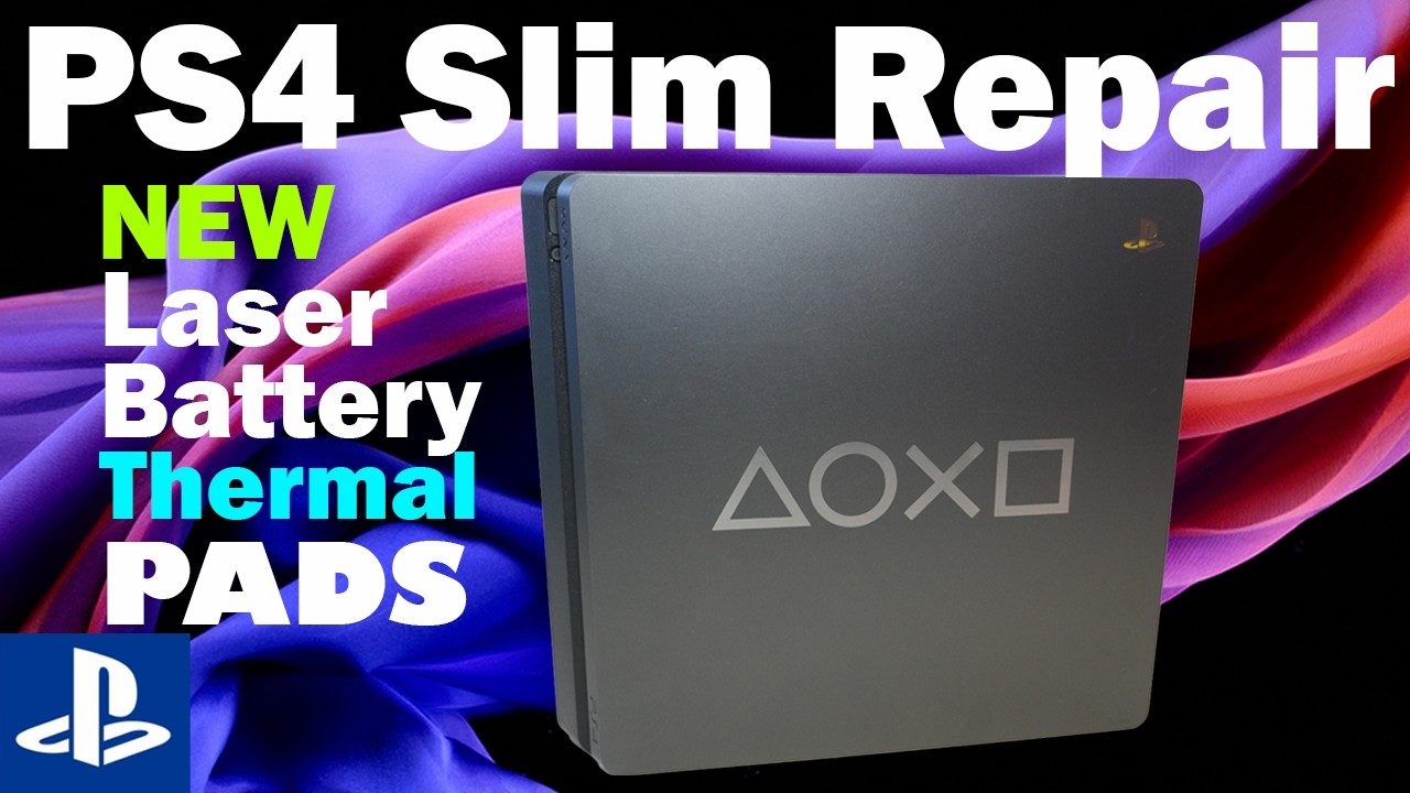 Ремонт PS4 Slim: замена лазера и термопрокладки — устранение перегрева!