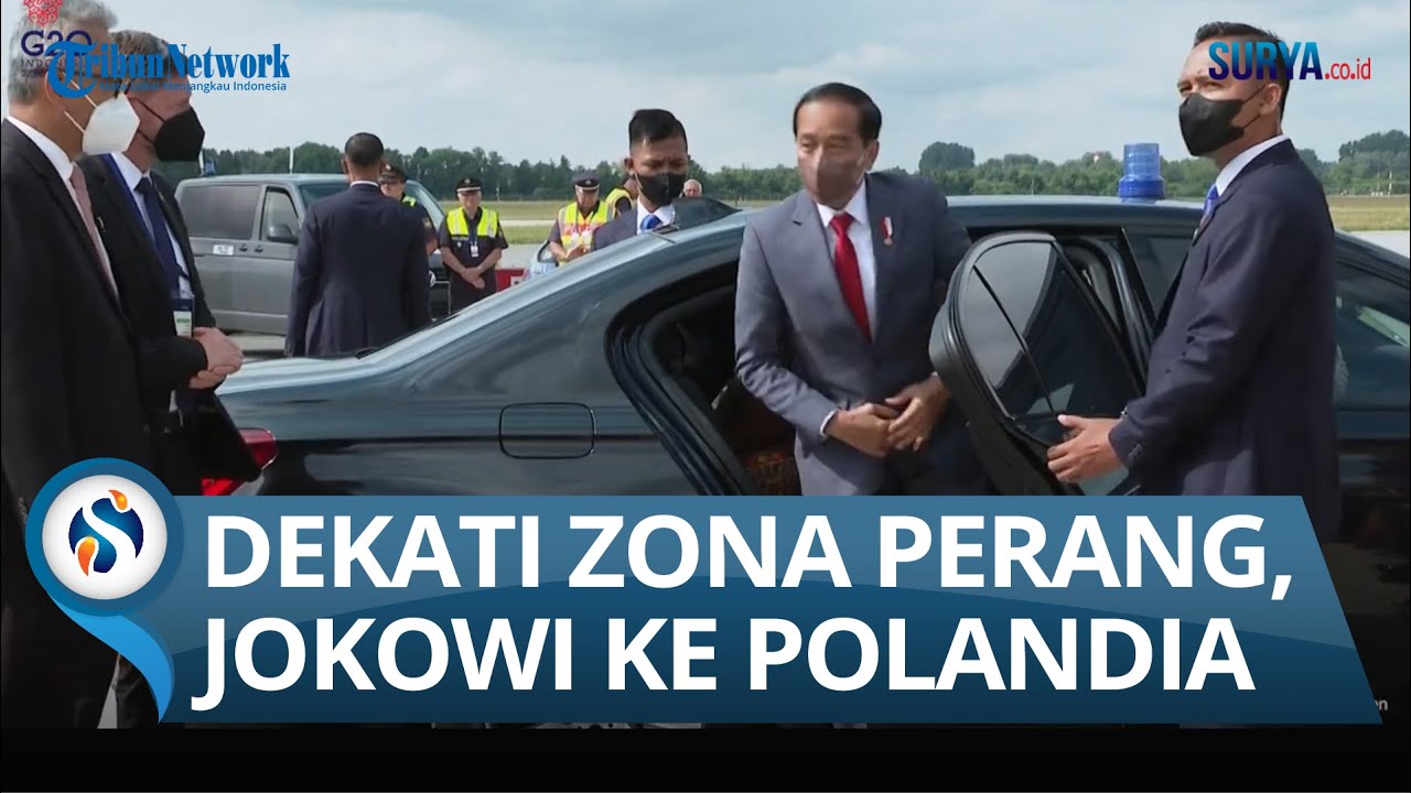 Detik-detik Jokowi Tinggalkan Jerman dan Terbang ke Polandia, Lanjut ke Ukraina Naik Kereta Api Revi