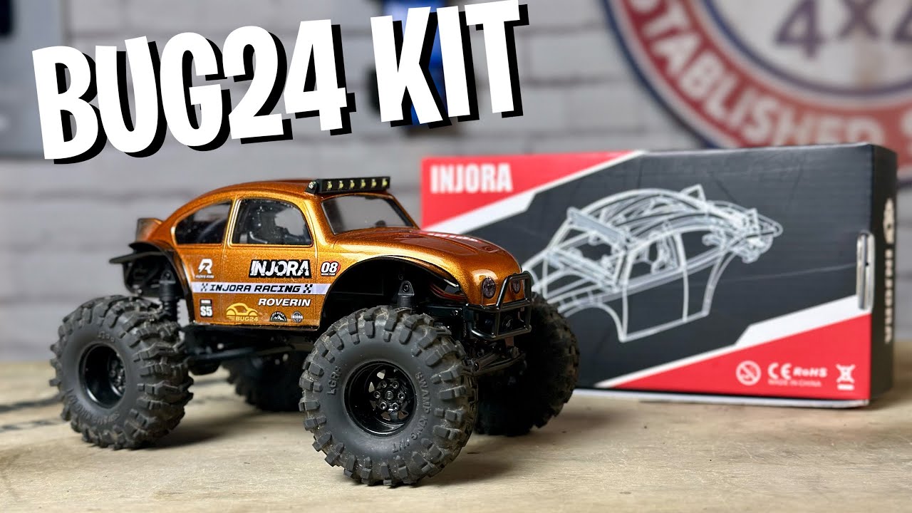 Super Simple SCX24 Upgrade! Bug24 Body Kit From Injora