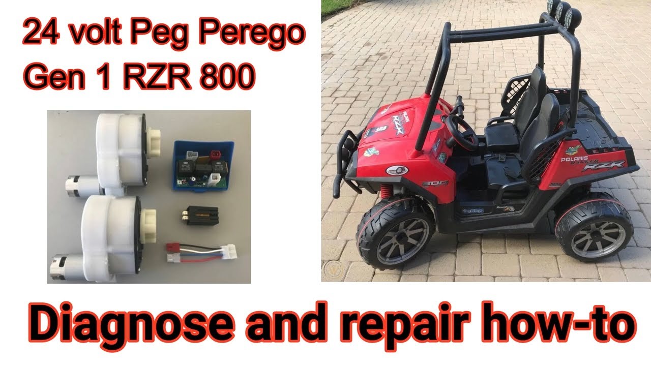 Peg Perego 24 volt RZR- Fix and flip for $$$