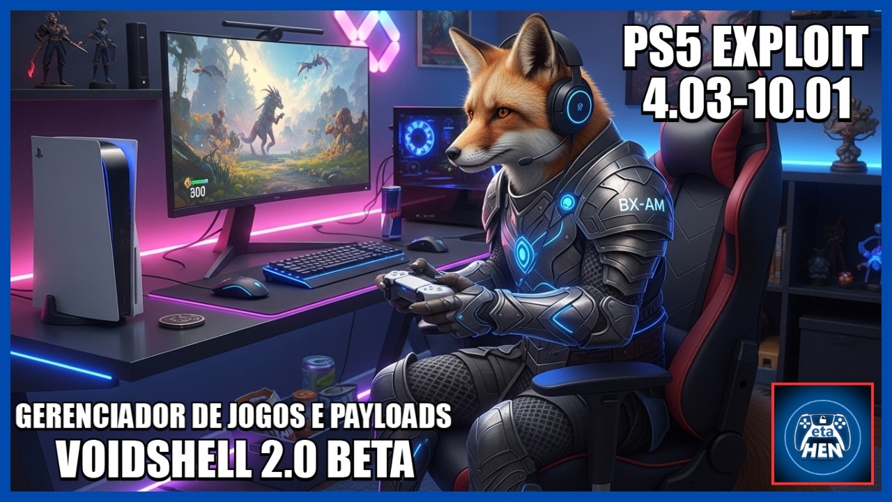 VOIDSHELL 2.0 BETA GERENCIADOR DE JOGOS COMPLETO PARA PS5 DESBLOQUEADO