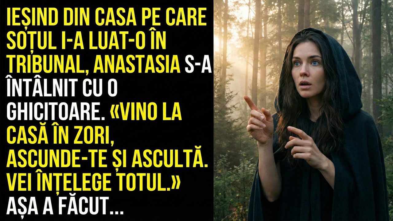 Ieșind din casa pe care soțul o câștigase în instanță, Nastya s-a întâlnit cu o ghicitoare: «Vino...