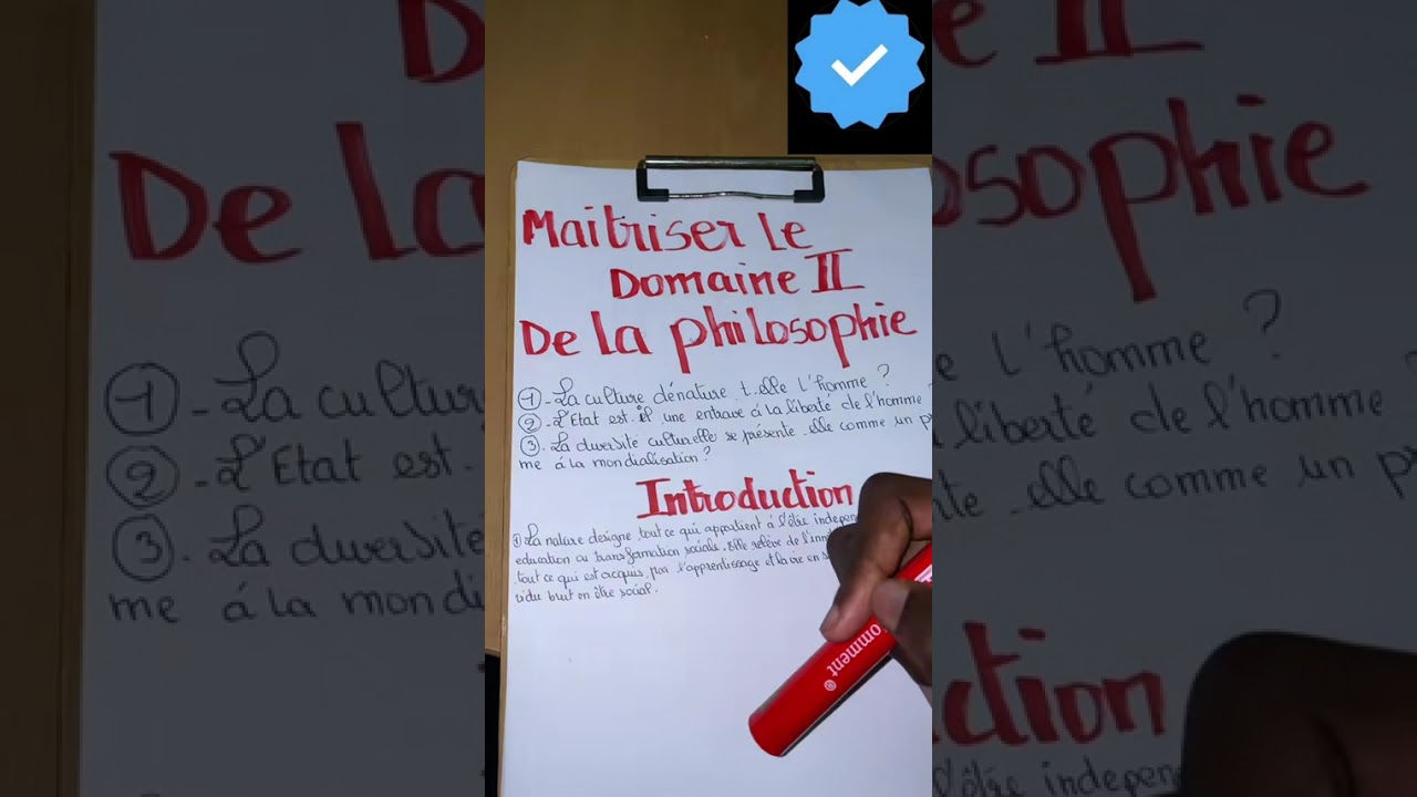 COMMENT RÉUSSIR LE DOMAINE 2 DE LA PHILOSOPHIE #philosophy 