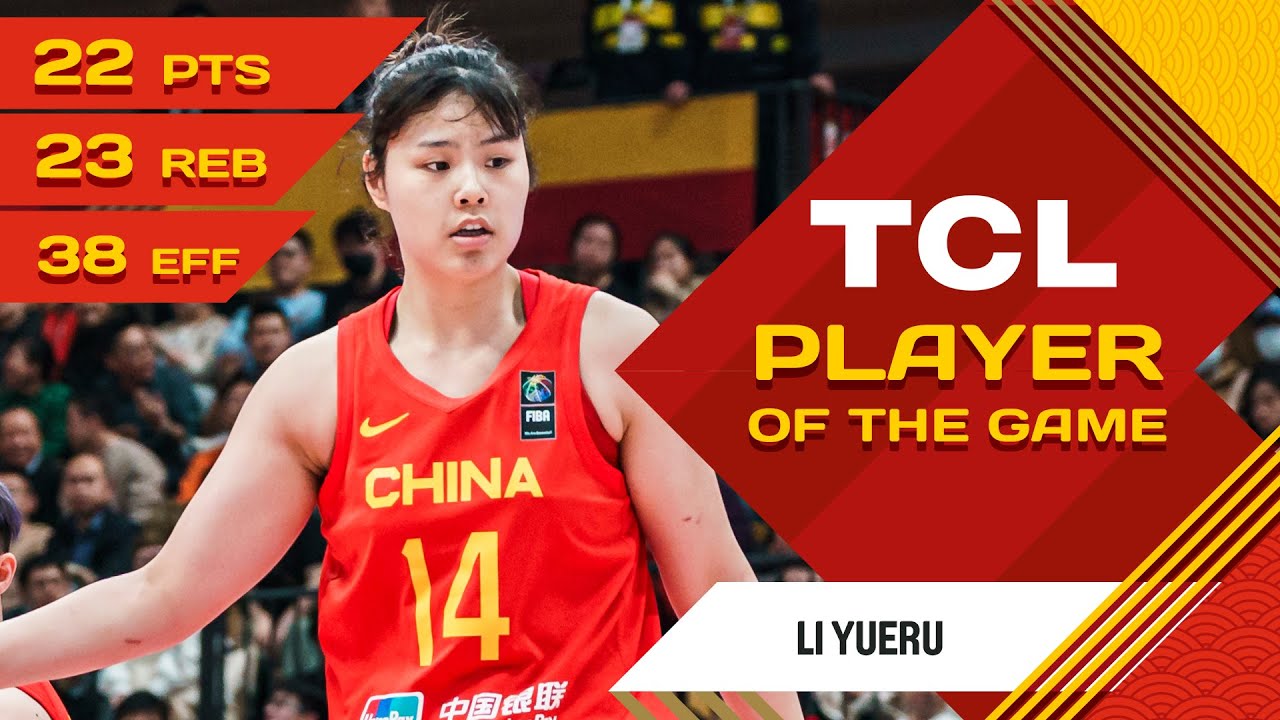 Li Yueru (22 PTS) | TCL Player Of The Game | PUR vs CHN | FIBA Women's OQT 2024