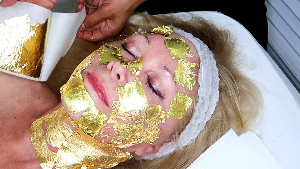GLO24K Timeless Anti-Aging Gold Mask with 24k Gold,  Potent Peptides,  and Vitamins C and E