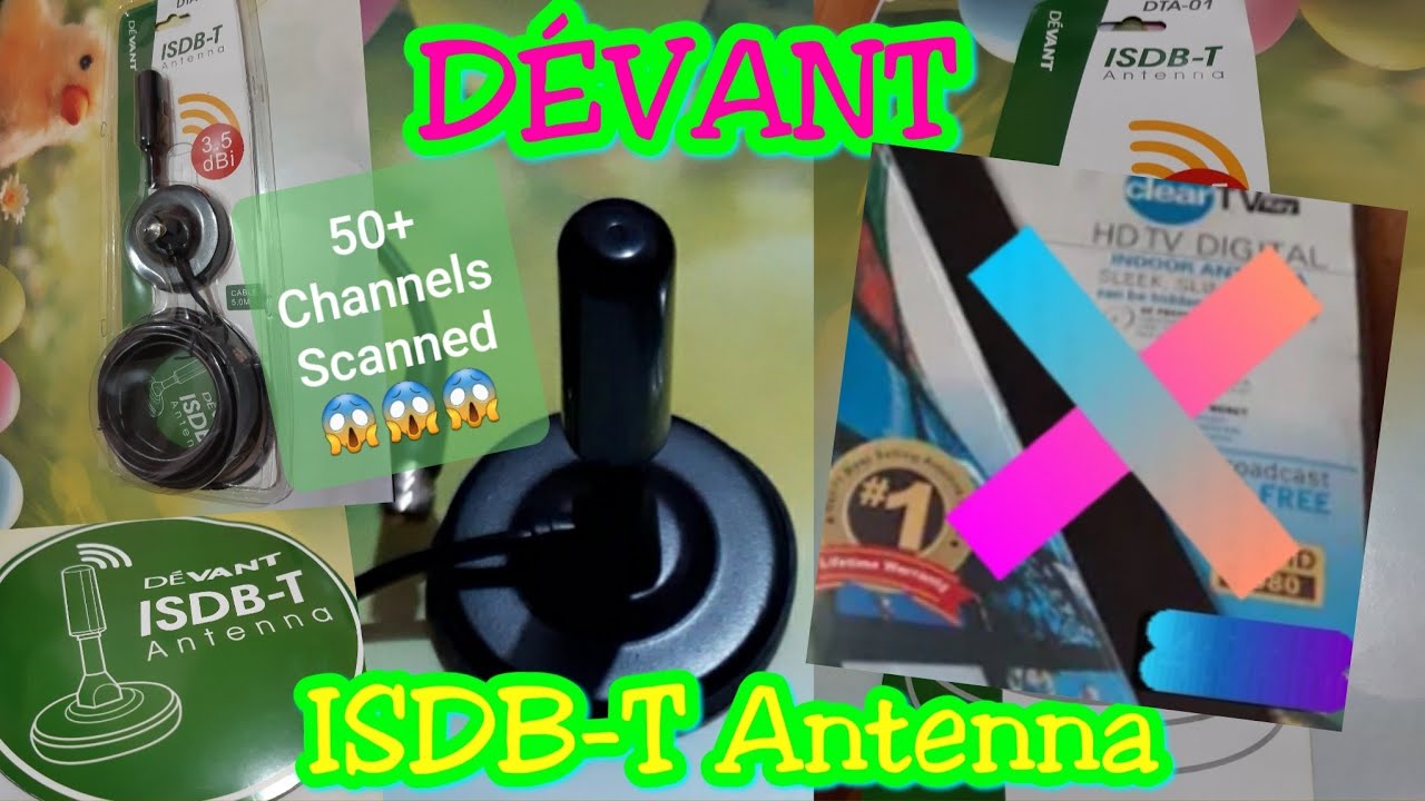 BEST HD DIGITAL INDOOR ANTENNA? D&Eacute;VANT ISDB-T ANTENNA - Install, Testing & Review #ShopeeTagToWin