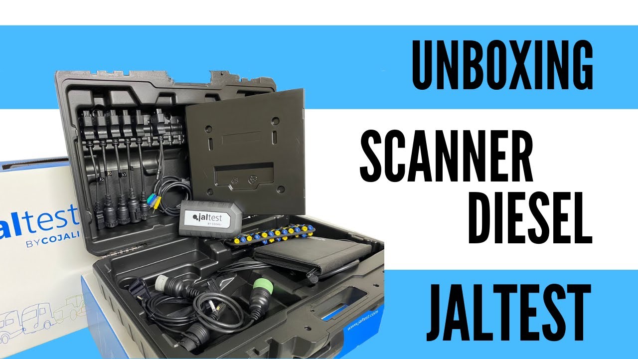UNBOXING SCANNER DIESEL DIAGNÓSTICO ELETRÔNICO JALTEST | GRUPO PERIM DISTRIBUIDOR Nº1 NO BRASIL