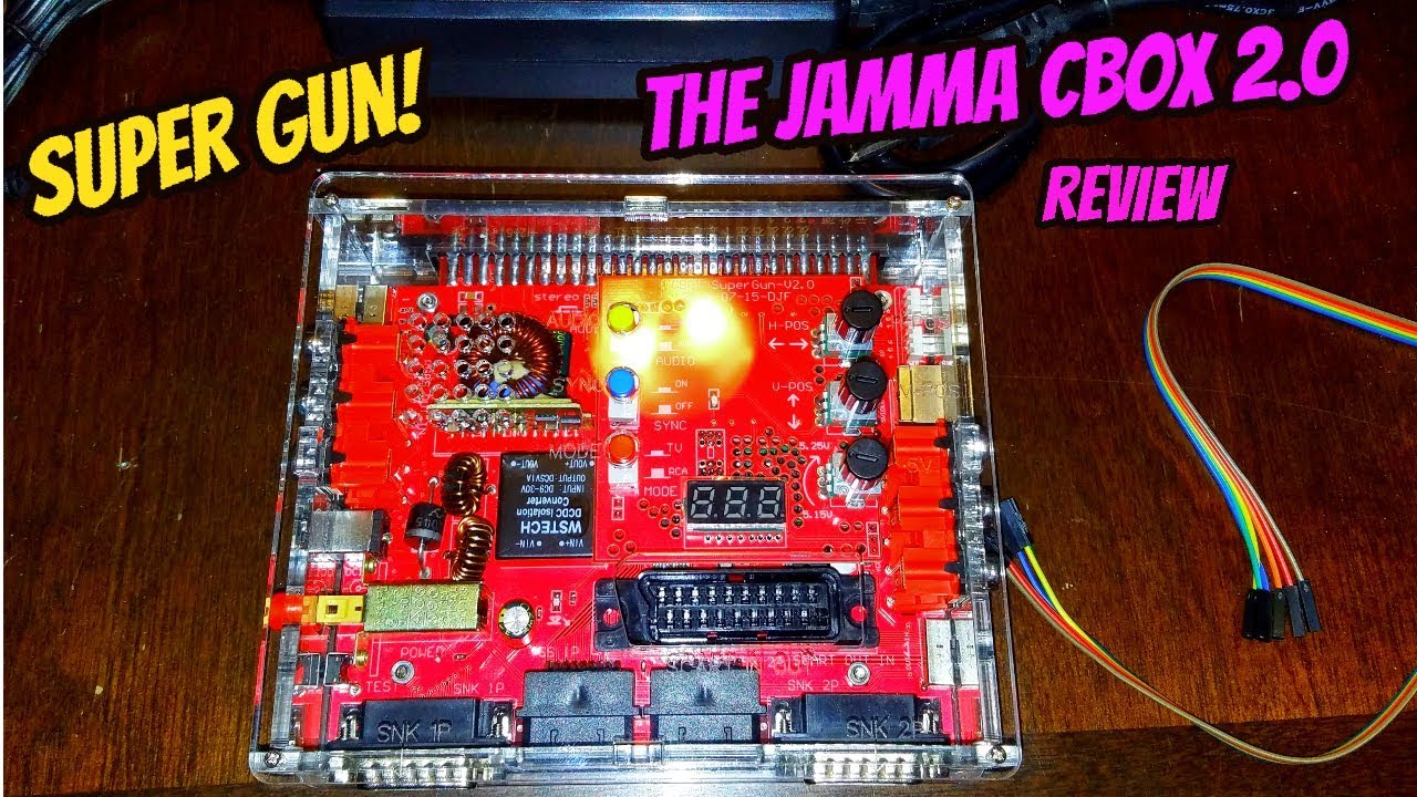 The JAMMA CBOX Super Gun 2.0 Review (Arcade Board Player)