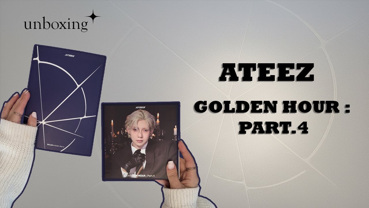 Распаковка ATEEZ - Golden Hour Part 4 / Unboxing ATEEZ - Golden Hour Part 4 (Pop Up Exclusives)