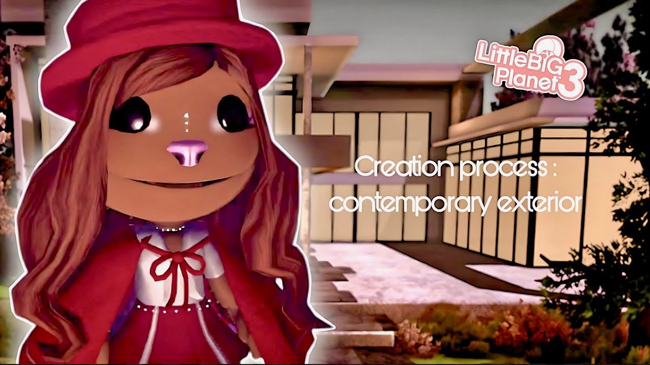 Creation process- Contemporary exterior | Timelapse| LittleBigPlanet 3