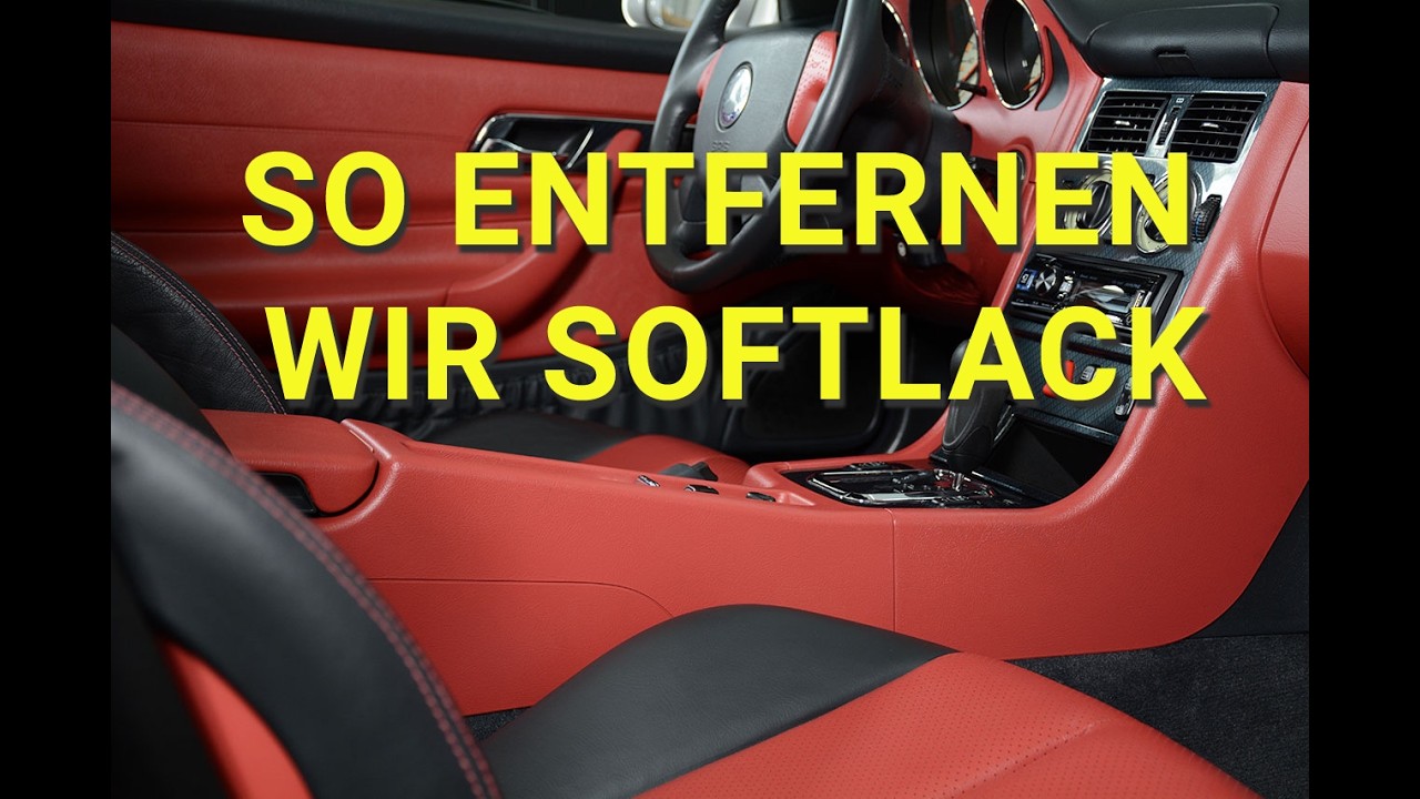 SLK R170 - Innenraum Softlack Sanierung