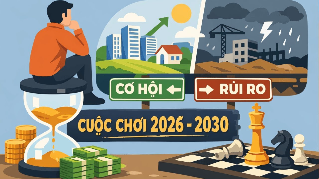 Cuộc chơi đảo chiều: BIẾN LỚN nào sắp “đánh thức” bất động sản 2026?