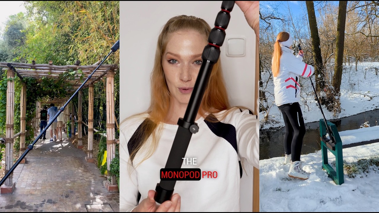 Monopod for the best experience 🧠✨ #monopod #360photography #360video