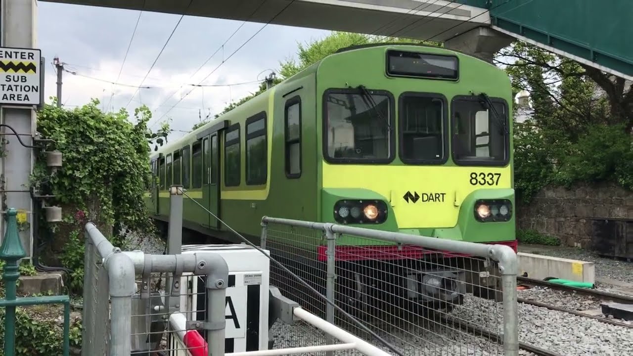 DART Train at Bray Station in IRELAND