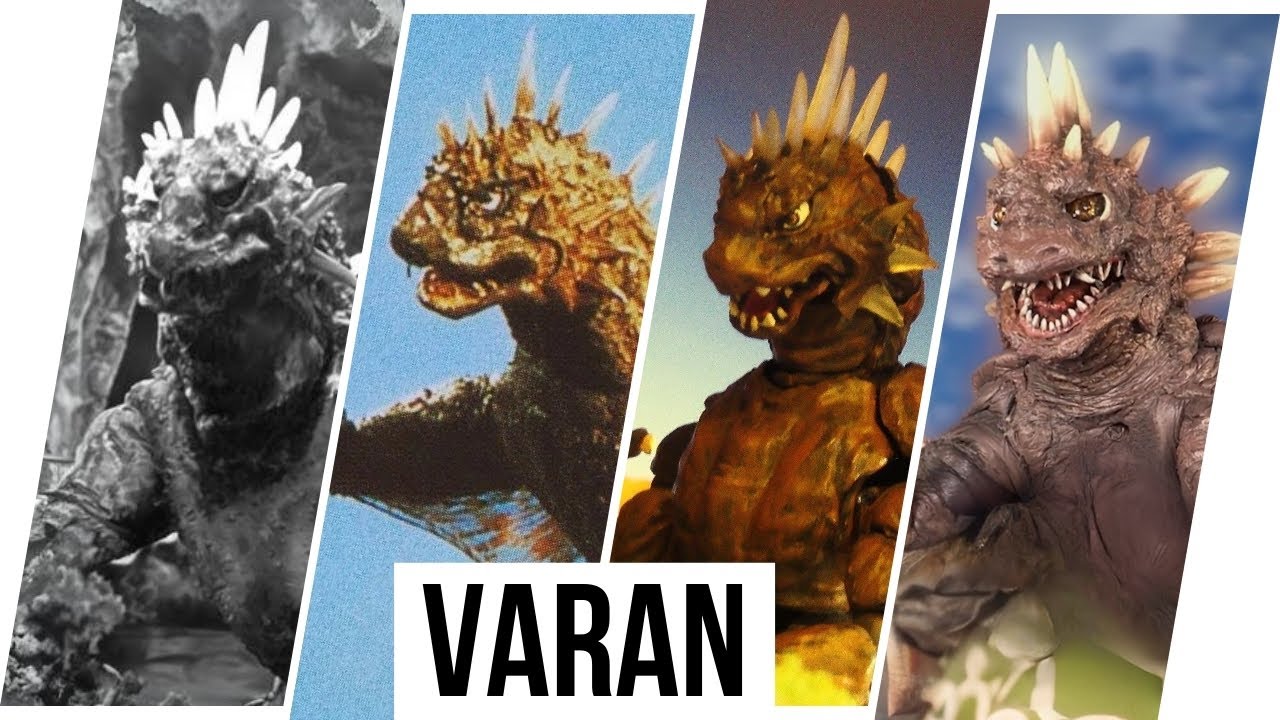 Varan Evolution in Movies & TV Show (1958-2024)