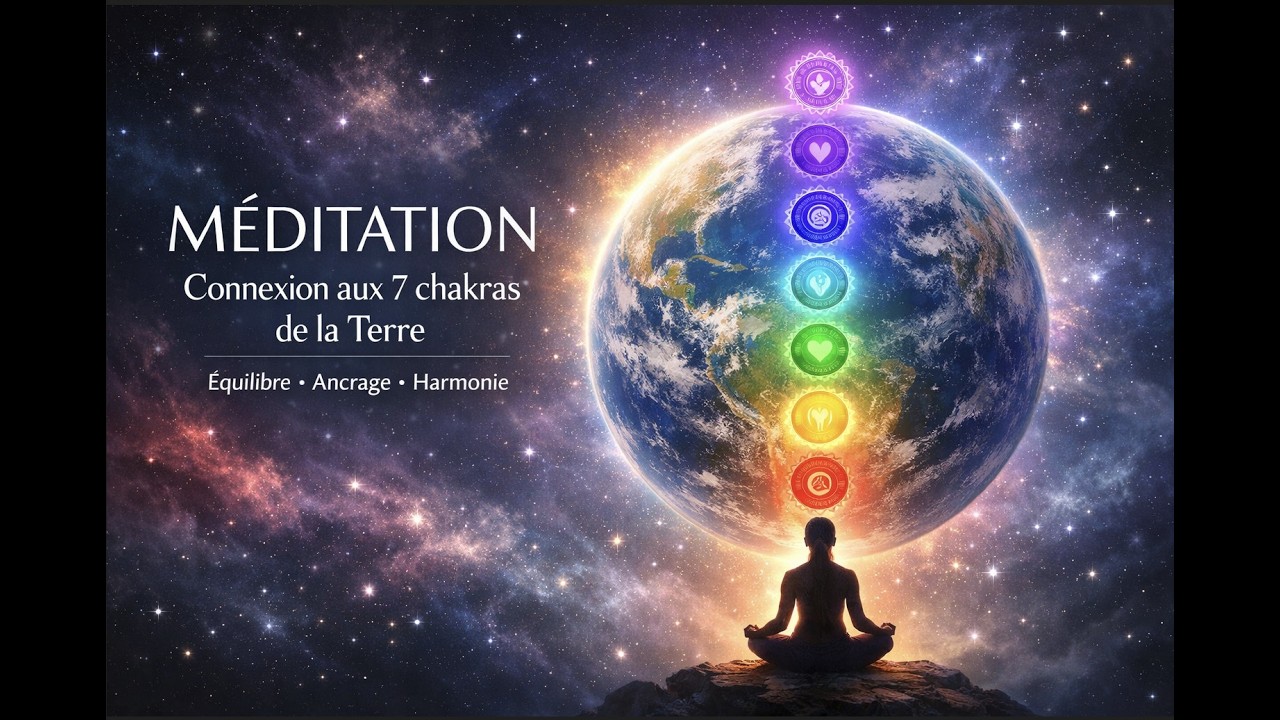 Méditation union sacrée avec les Chakras de la planète Terre
