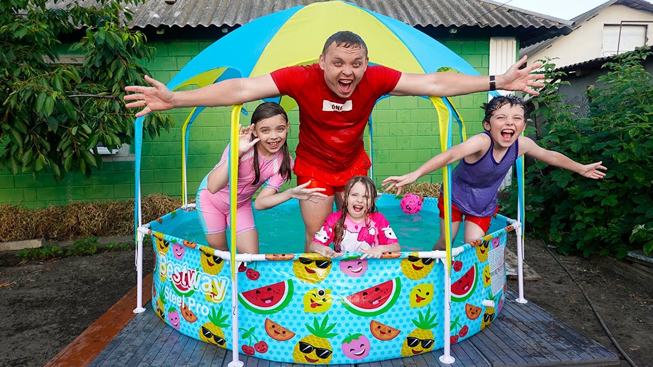 Reactia Jasminei si Melissei la Piscina cu Acoperis !