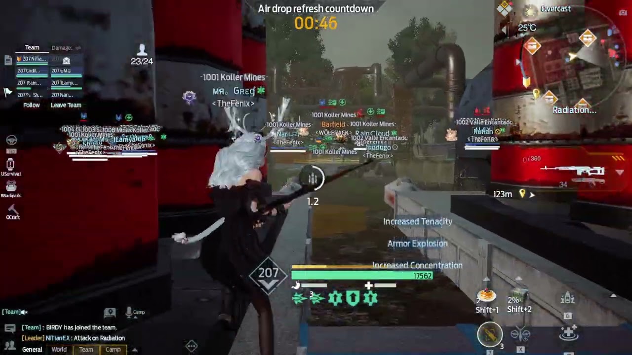 UNDAWN PVP! Radiation Island AirDrop  TheFenix vs WolfP and Latinos Day 23-12-2025