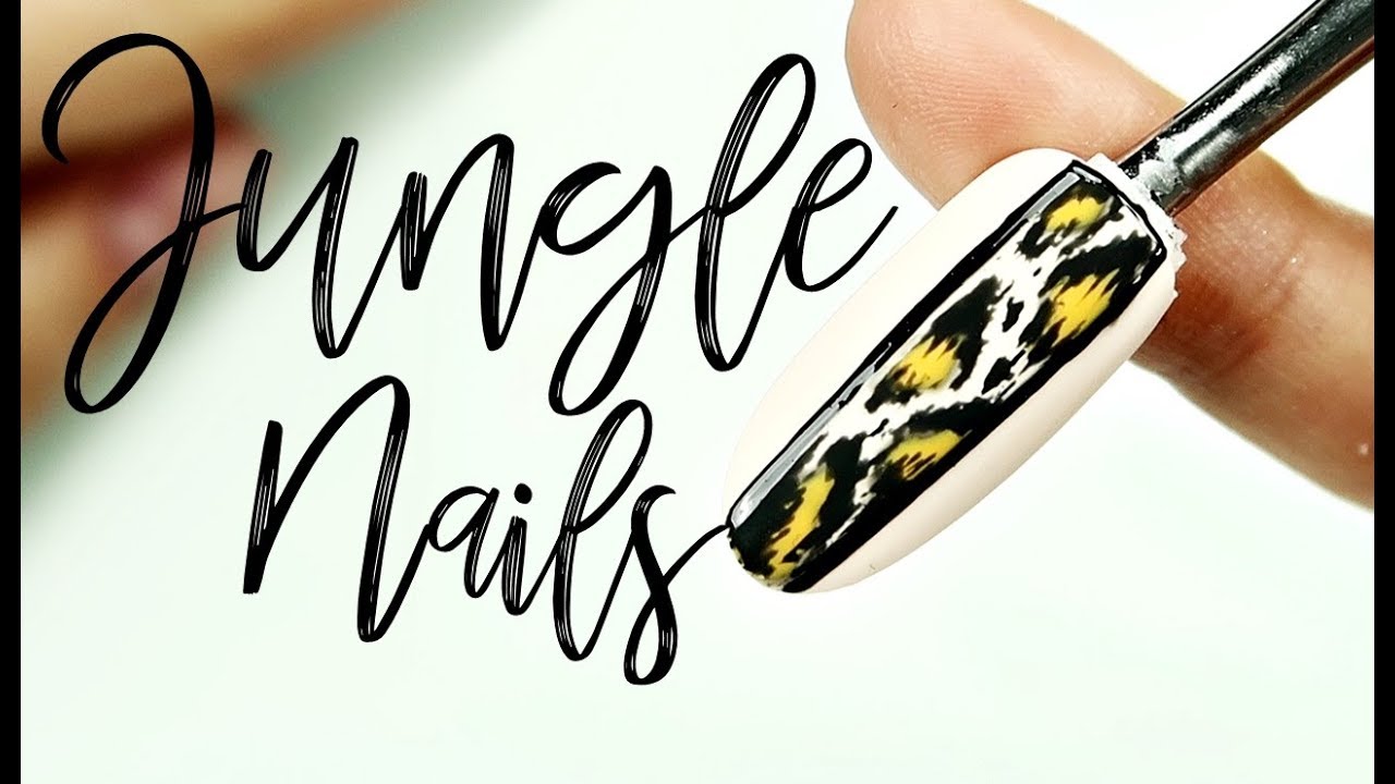 💅 Quick&Easy Jungle Nailart 💅 || Odette Swan