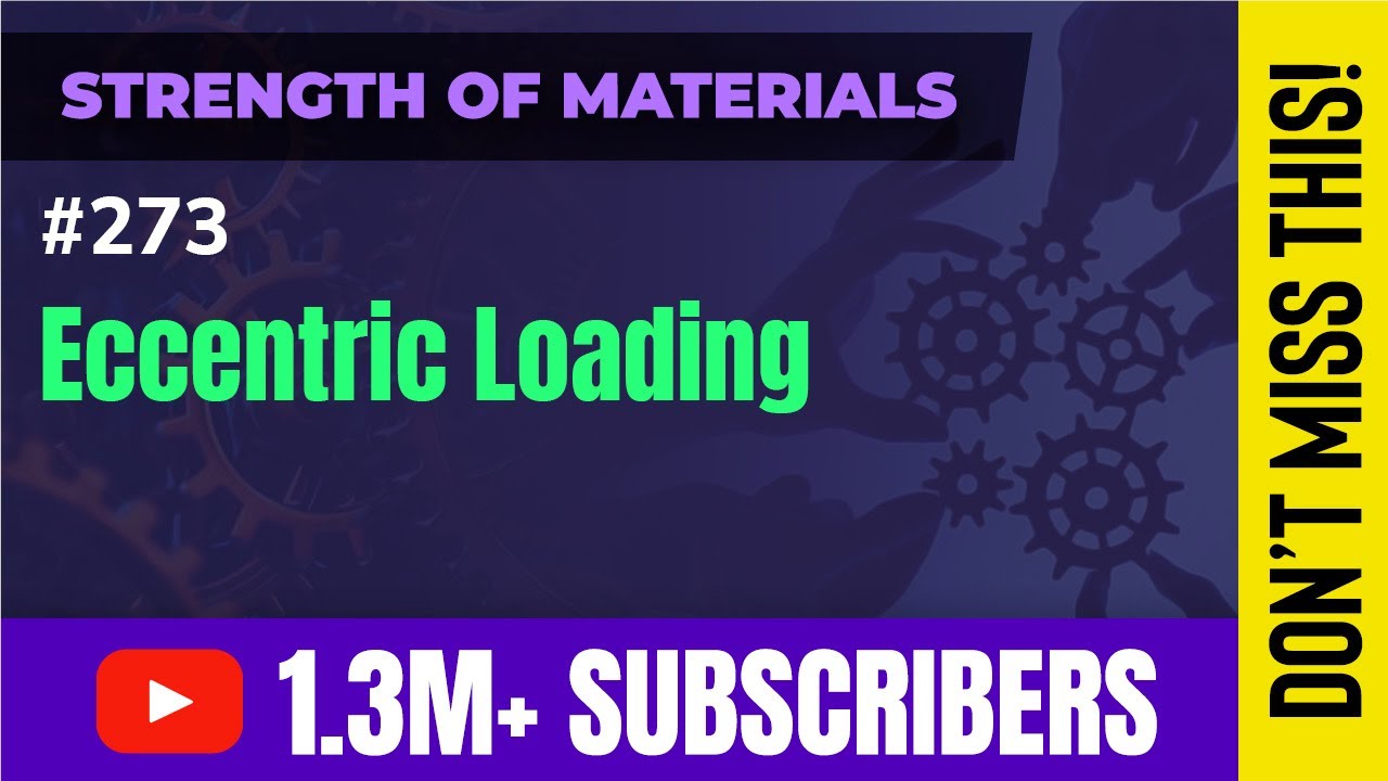 Eccentric Loading - Theories of Elastic Failure - Strength of Materials
