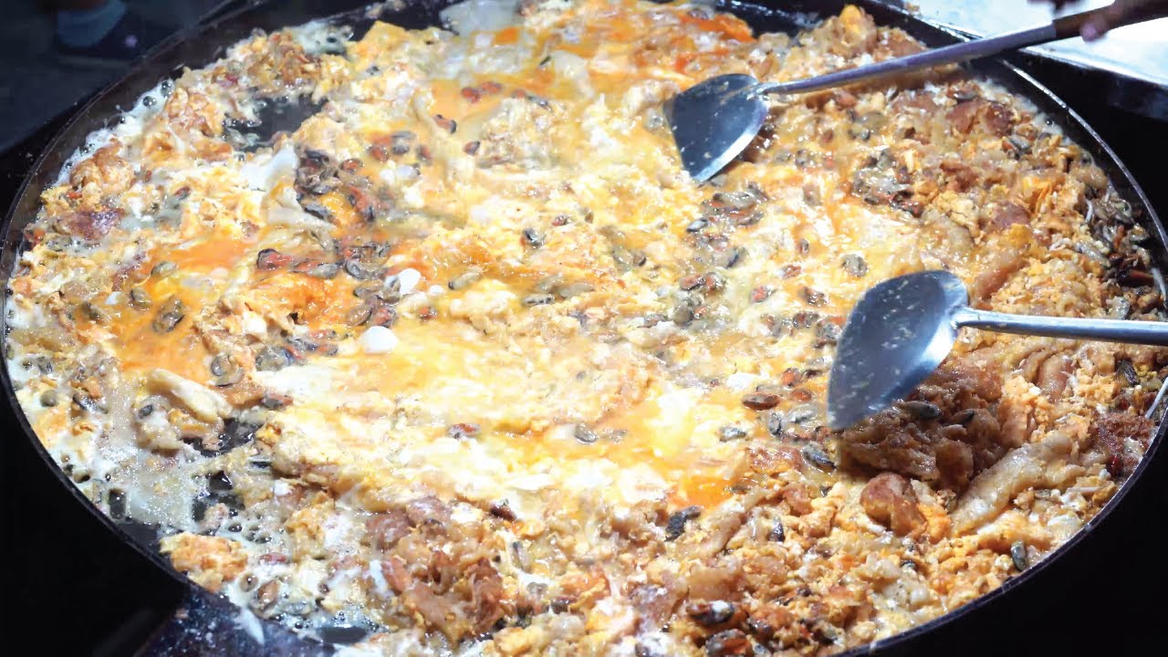 Fried Mussels Thai style (Hoi Tod)
