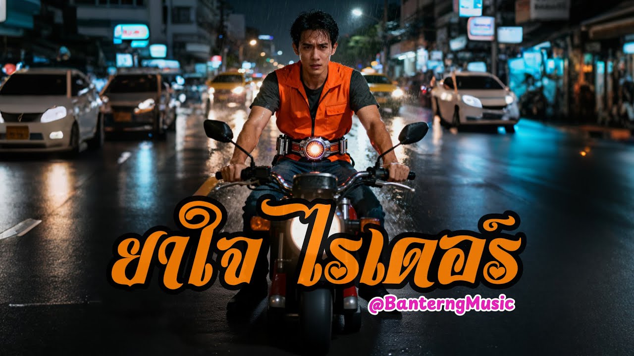 ยาใจ ไรเดอร์ - @BanterngMusic| [Lyrics Video] | มอบให้บรรดาเหล่า #ไรเดอร์ | #เพลงลูกทุ่ง #เพลงใหม่