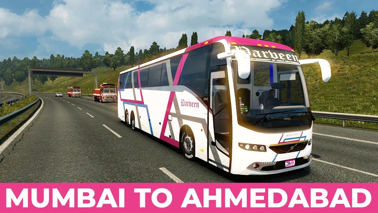 Mumbai to Ahmedabad Volvo Bus Journey | NH8 | ETS2