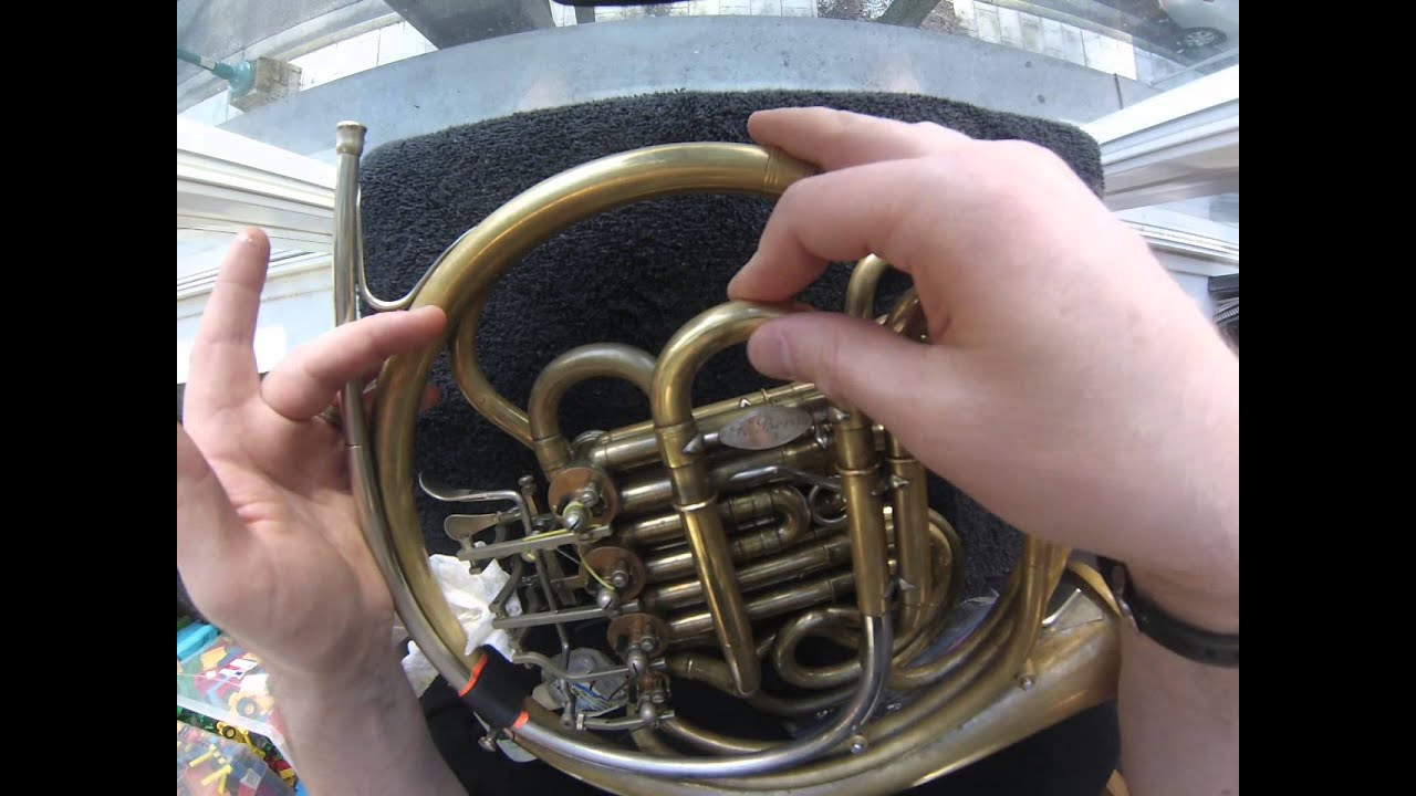 French Horn Rotary Valve Oiling and Slide Greasing
