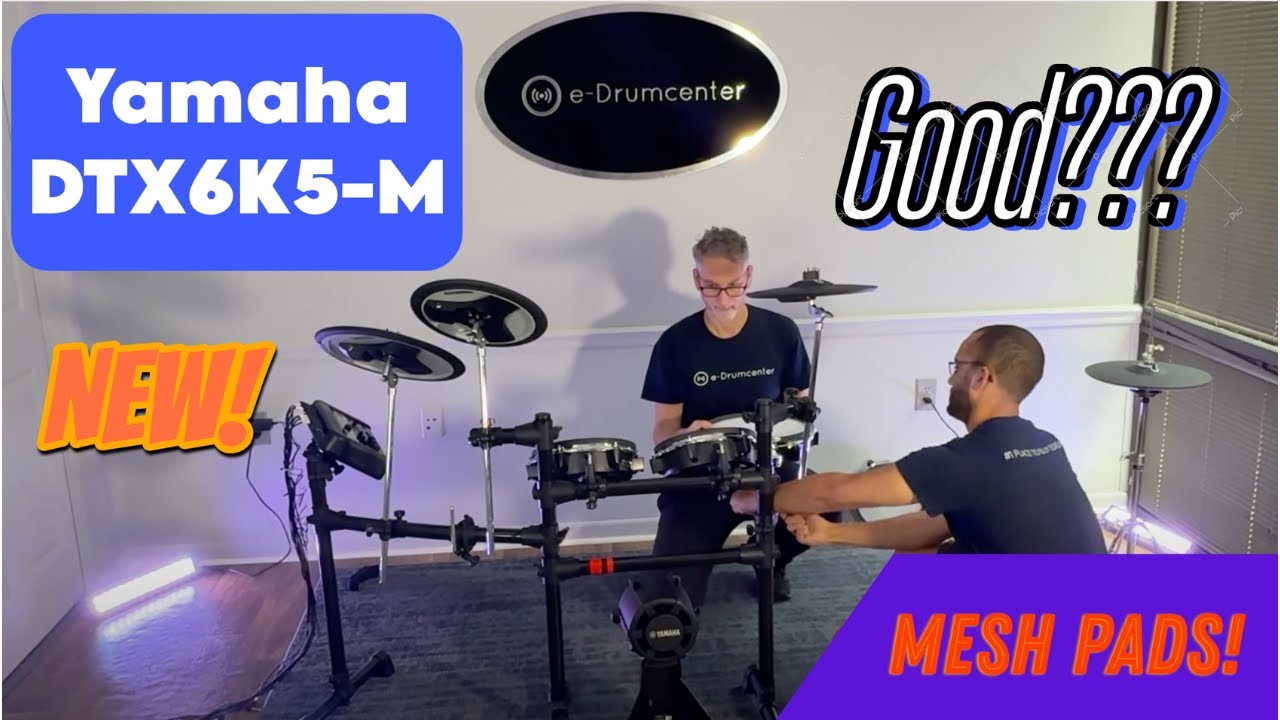 Распаковка и первые впечатления от Yamaha DTX6K5-M