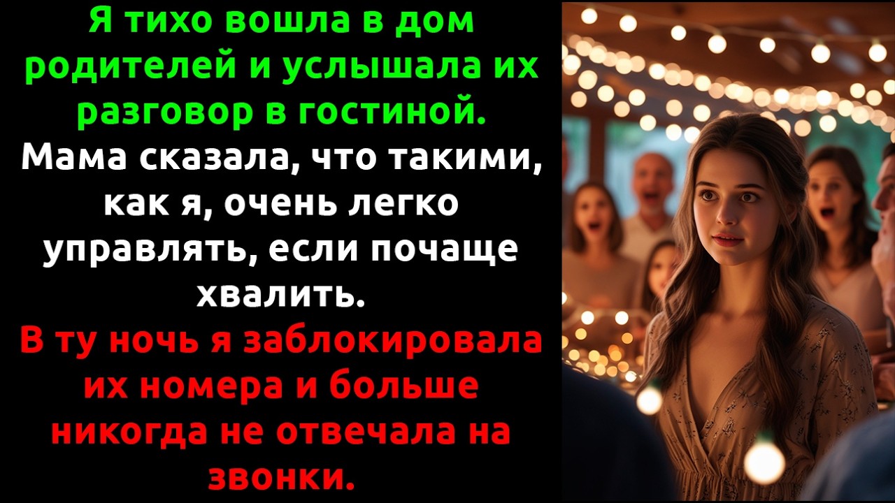 Я была НЕВИДИМКОЙ для своей семьи... пока они не решили, что я стала ПОЛЕЗНОЙ...