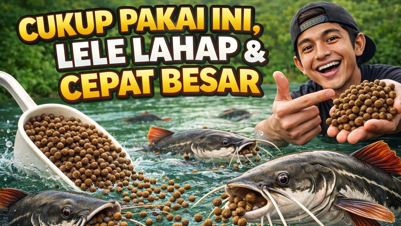 Pakan yang Buat lele menjadi cepat BESAR 