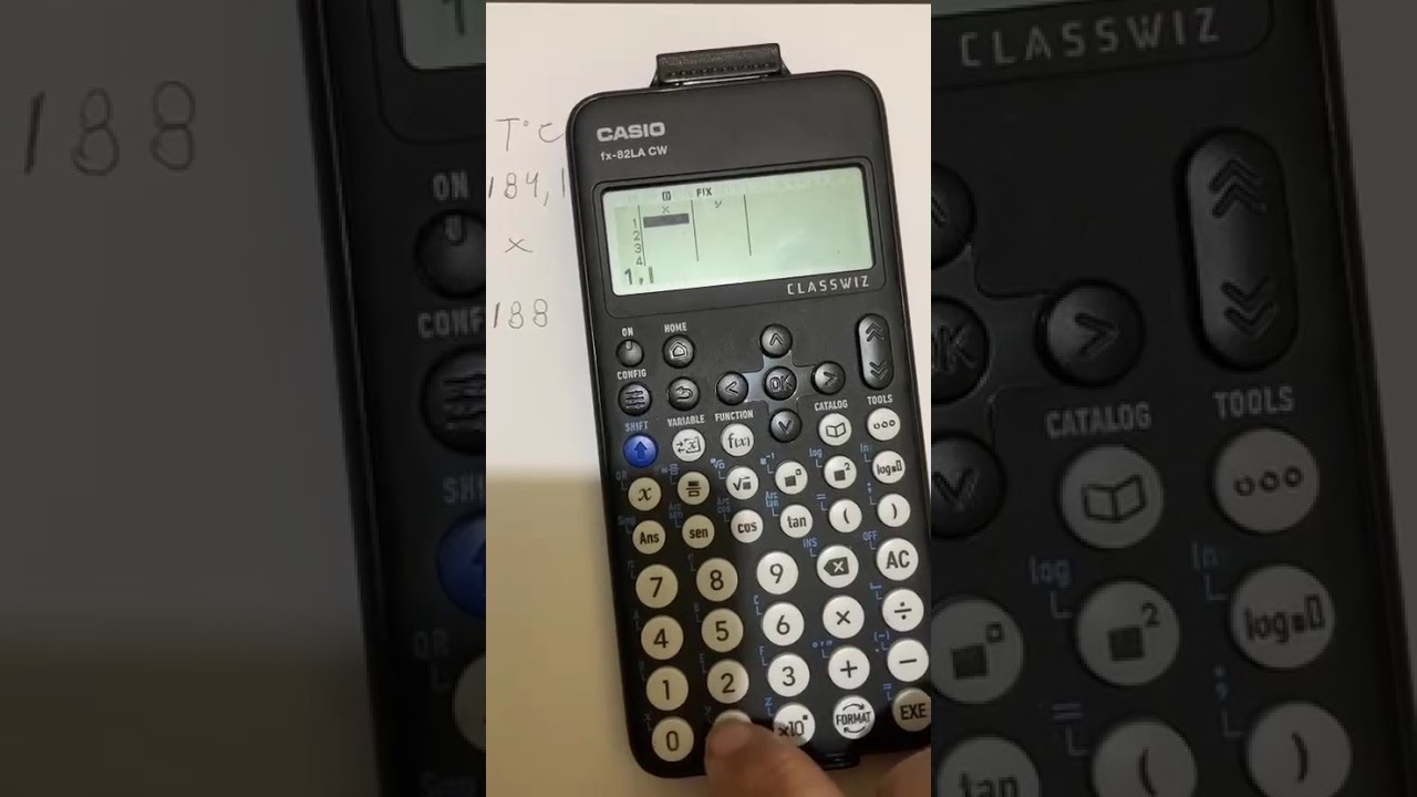 Como fazer Interpolação Linear, na calculadora Casio fx-82LA CW
