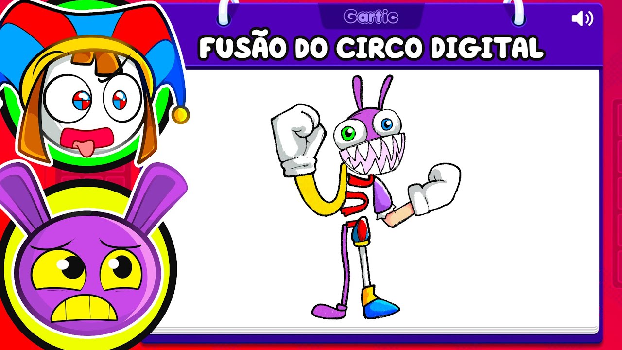 Pomni DESENHOU FUSÕES do Circo Digital