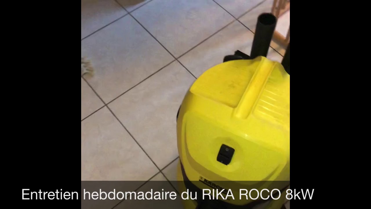 Entretien hebdomadaire poêle à granulés RIKA ROCO