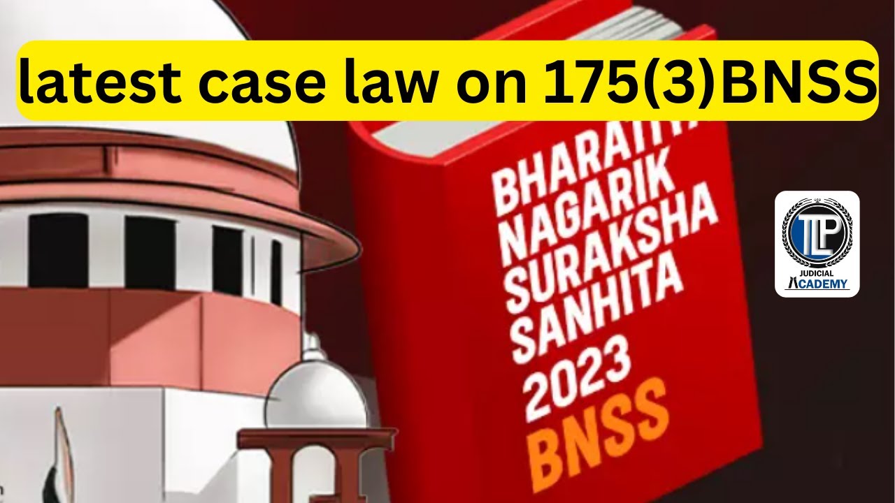 Latest Supreme Court Judgment on Section 175(3) BNSS/ 156(3) CrPC #tlpacademy
