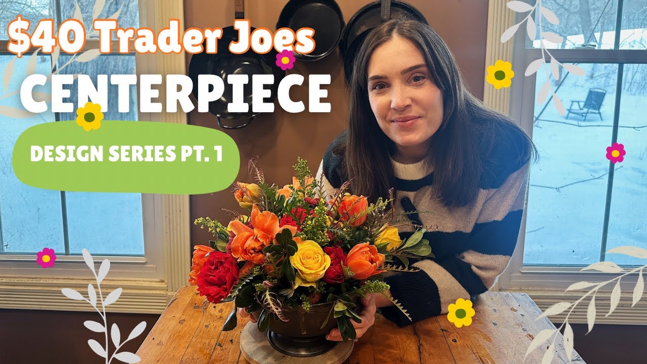 $40 Trader Joe’s Flowers → Designer Compote Centerpiece (Episode 1)
