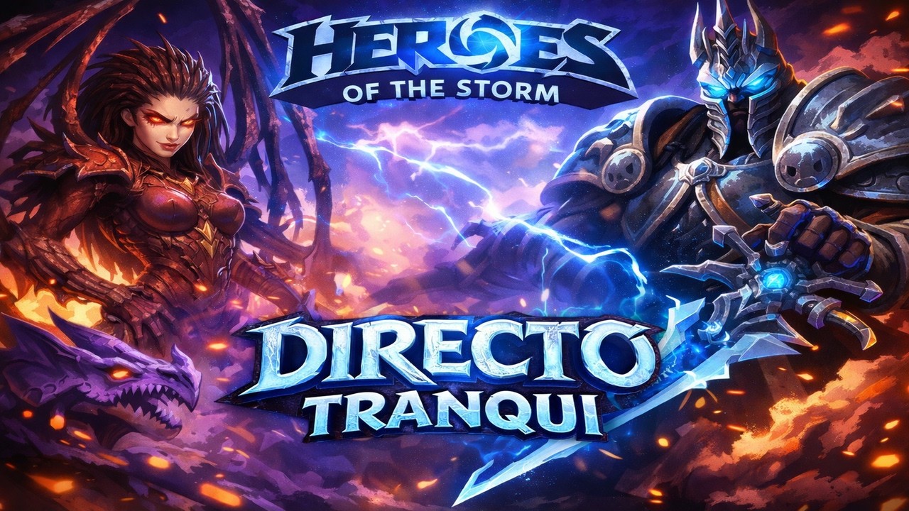 ✨ Heroes of the Storm | Noche de partidas rapidas ☕ | Estrenando tecladito y cámara