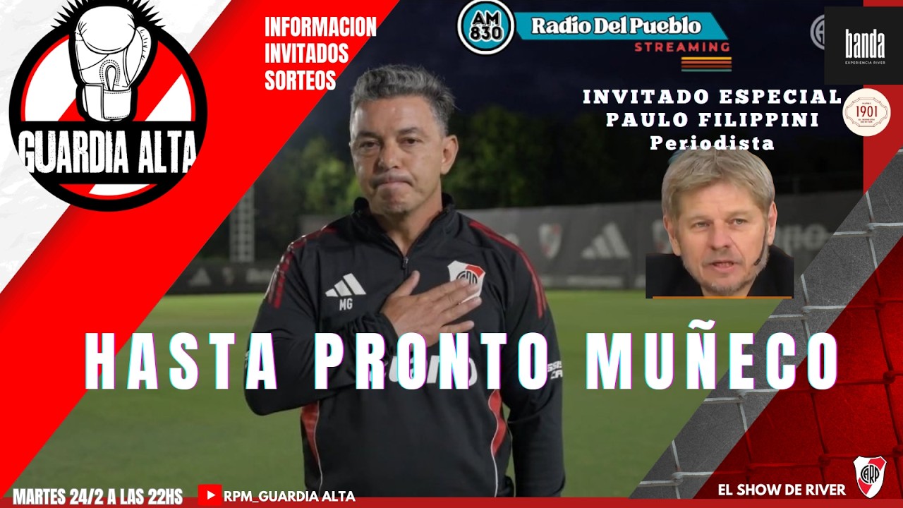 LA DESPEDIDA DE MARCELO GALLARDO -  El show de River con Seba Srur y Fabián De Cesare