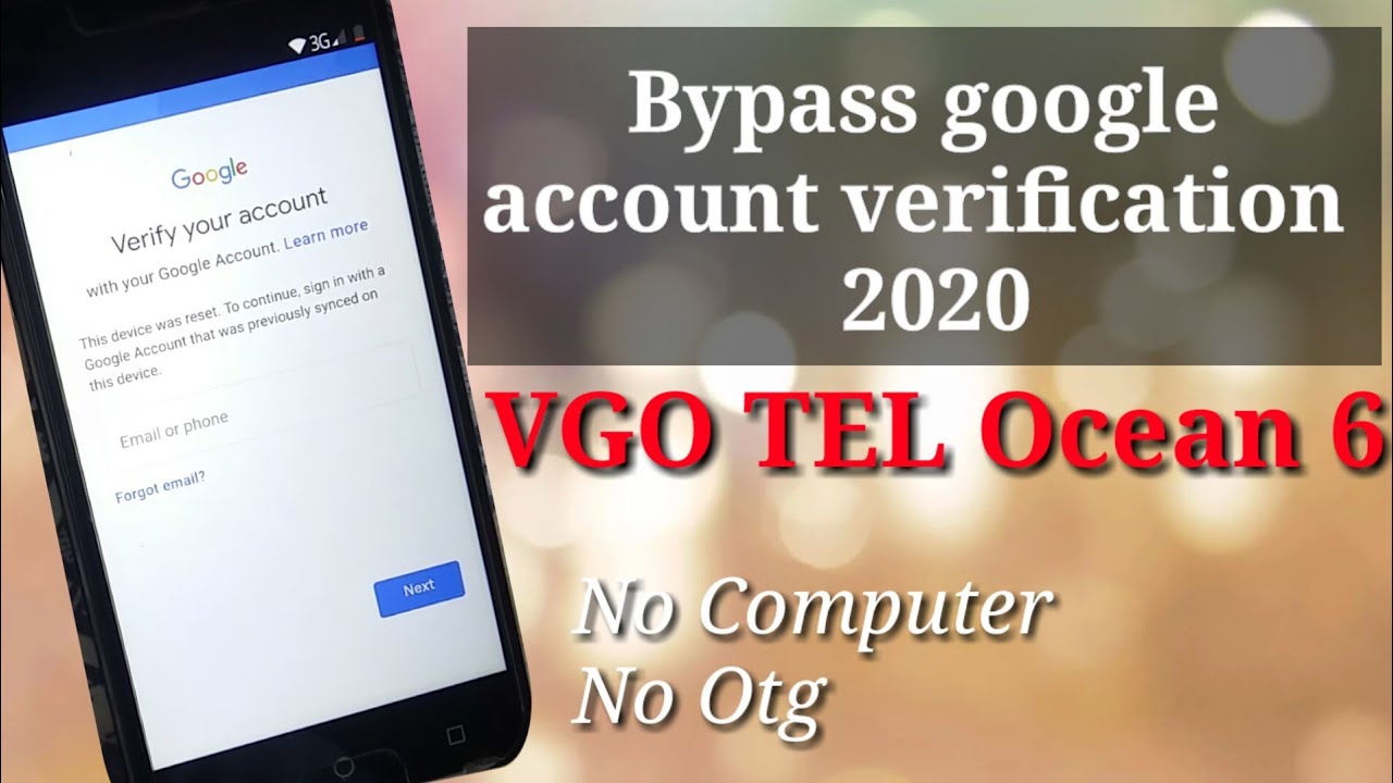 VGO TEL Ocean 6 frp | google account bypass | google account remove | KSF