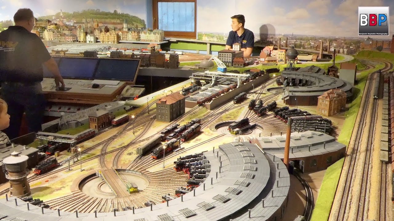 **GIANT** MÄRKLIN 1/87 PMW Winnenden Model Railroad Display / Modellbahnanlage, Germany, 2018.