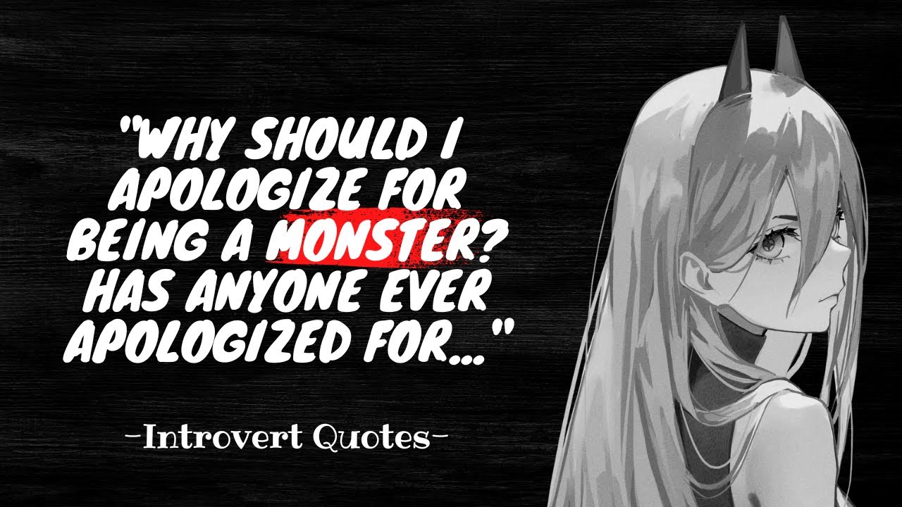 Dark Loneliness Quotes That's Perfect For Introvert - Anime Quotes With Voice