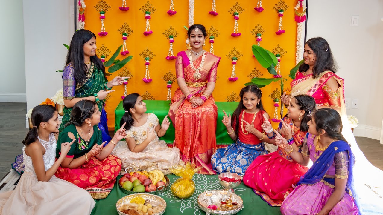 Diya Half Saree Ceremony Highlights | Dallas, Texas, USA | Fly High Videography